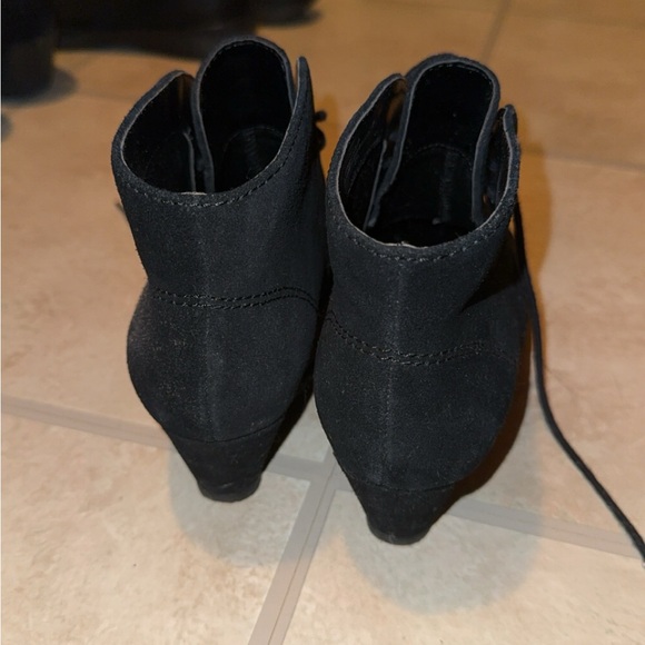 Nine West Laced Wedge Boots - Picture 4 of 4